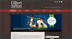 Desktop Screenshot of gilbertandsullivan.org