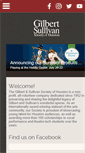 Mobile Screenshot of gilbertandsullivan.org